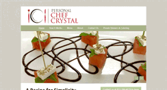 Desktop Screenshot of chefcrystal.com